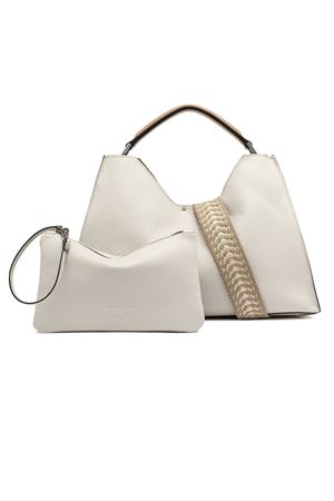 Borsa Aurora in pelle double bianca GIANNI CHIARINI | BS10566RNGDBL13347